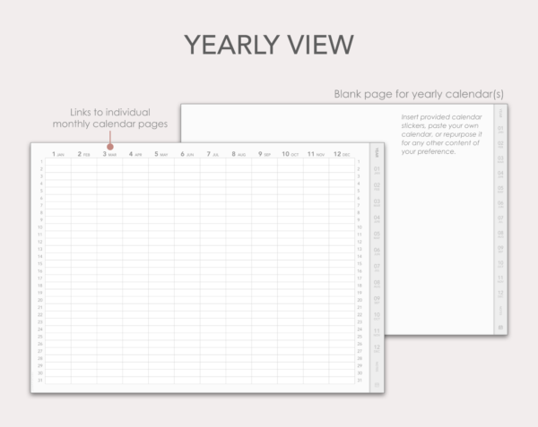 Nolty Ecri-style undated digital planner - Image 3