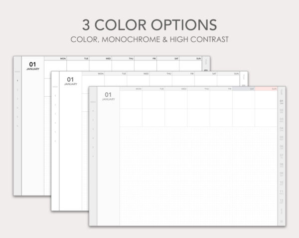 Nolty Ecri-style undated digital planner - Image 7