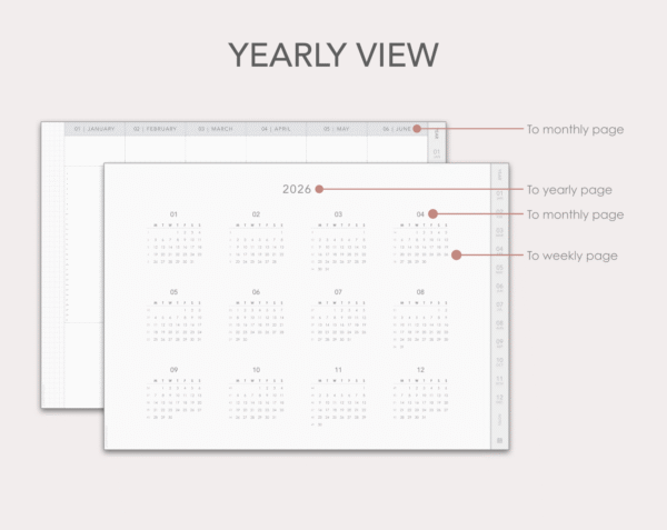 Hobonichi-style 2026 digital planner - Image 3