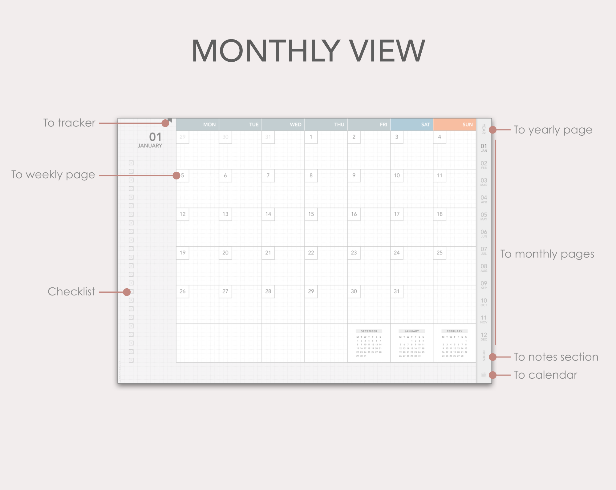 Jibun Techo-style 2026 digital planner - Image 4