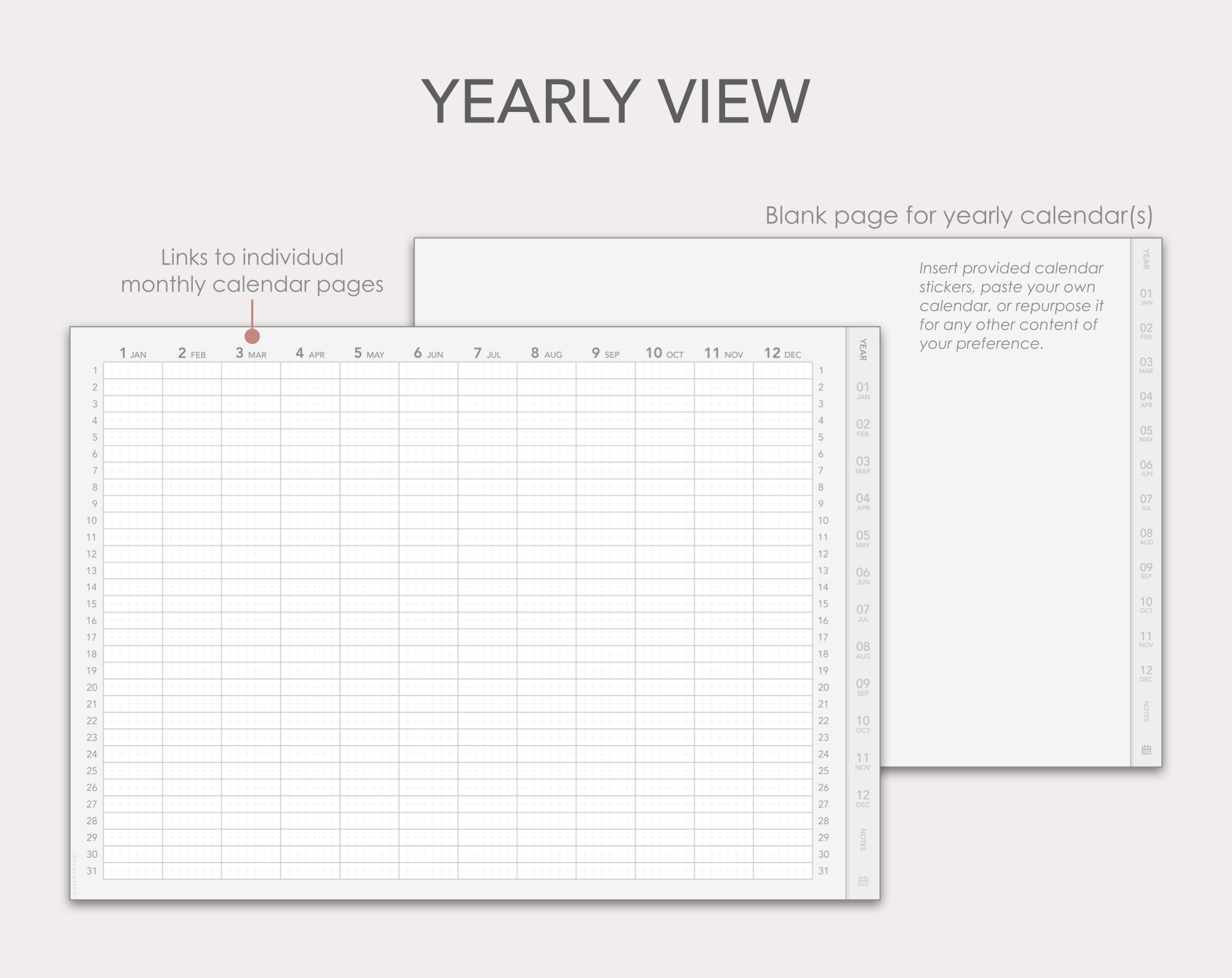 Jibun Techo Lite-style undated digital planner - Image 3