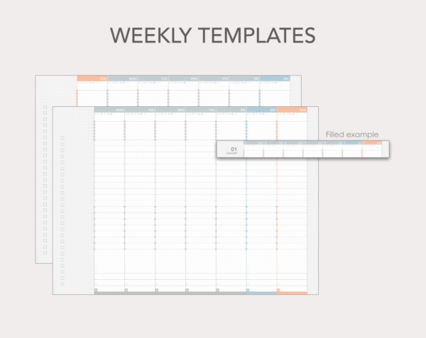Jibun Techo-style individual planner templates - Image 4