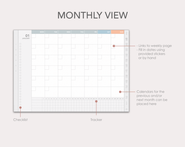 Jibun Techo Lite-style undated digital planner - Image 4