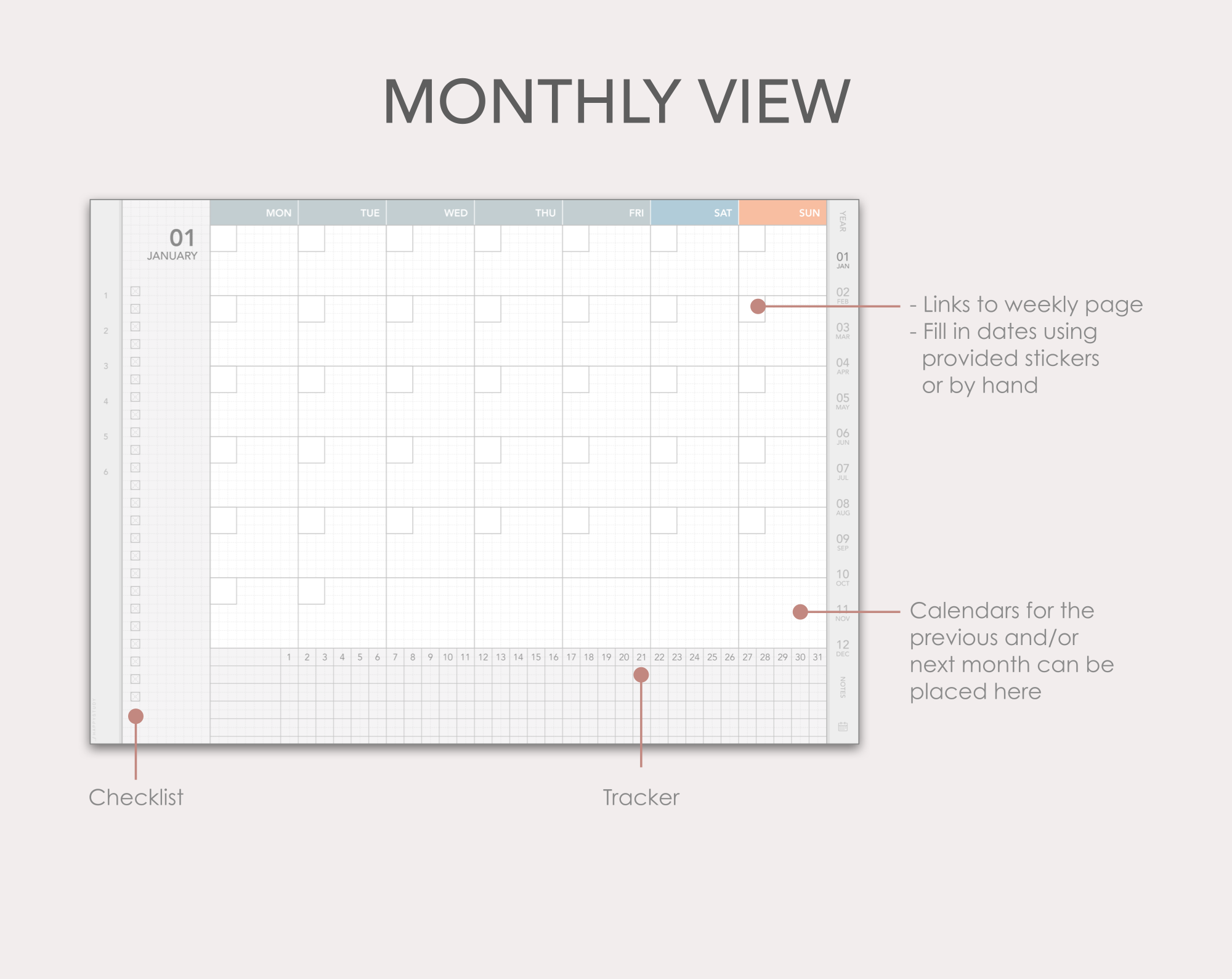 Jibun Techo Lite-style undated digital planner - Image 4