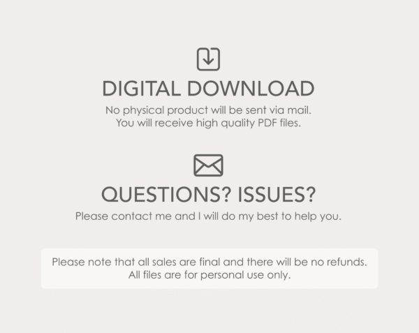 Jibun Techo Lite-style individual planner templates - Image 8