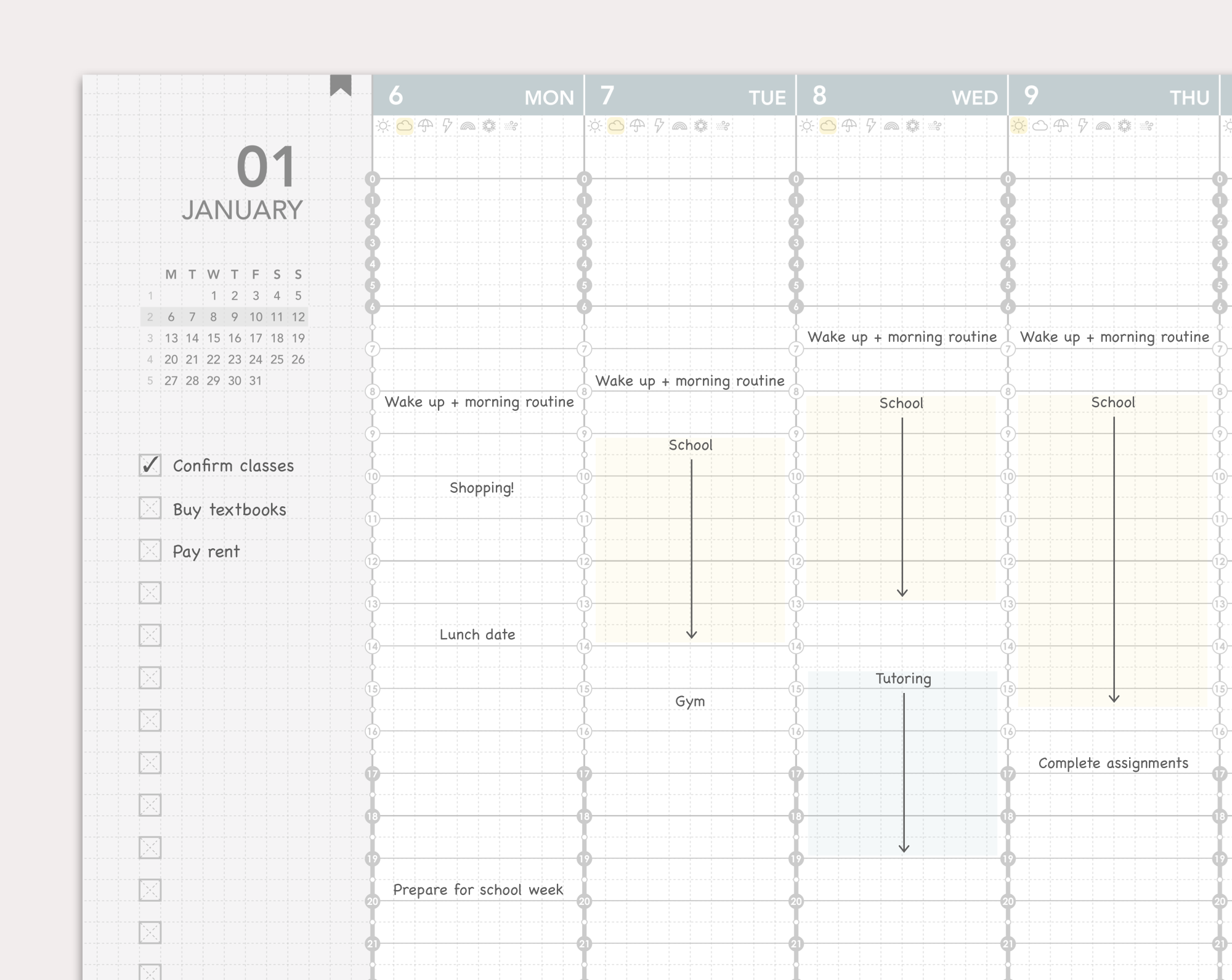 Jibun Techo-style 2026 digital planner - Image 2