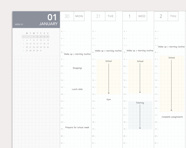 Hobonichi-style 2026 digital planner - Image 2